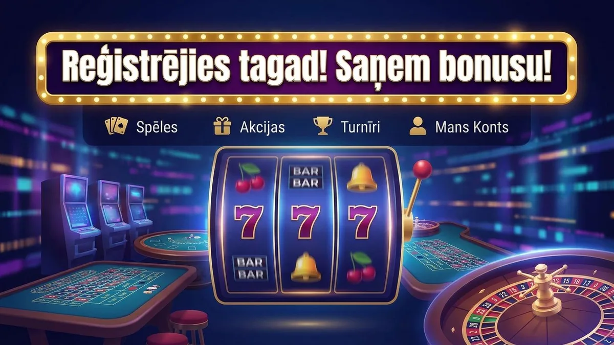 Reģistrācija ar bonusu
